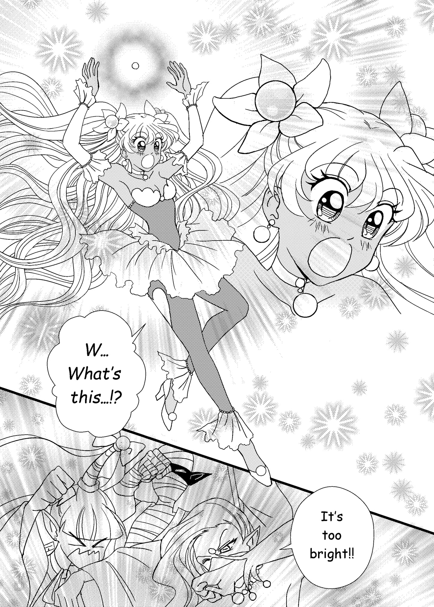 Namiko transforms into the chosen heroine Pearl Maiden for the first time in hit shoujo manga series Love or Duty