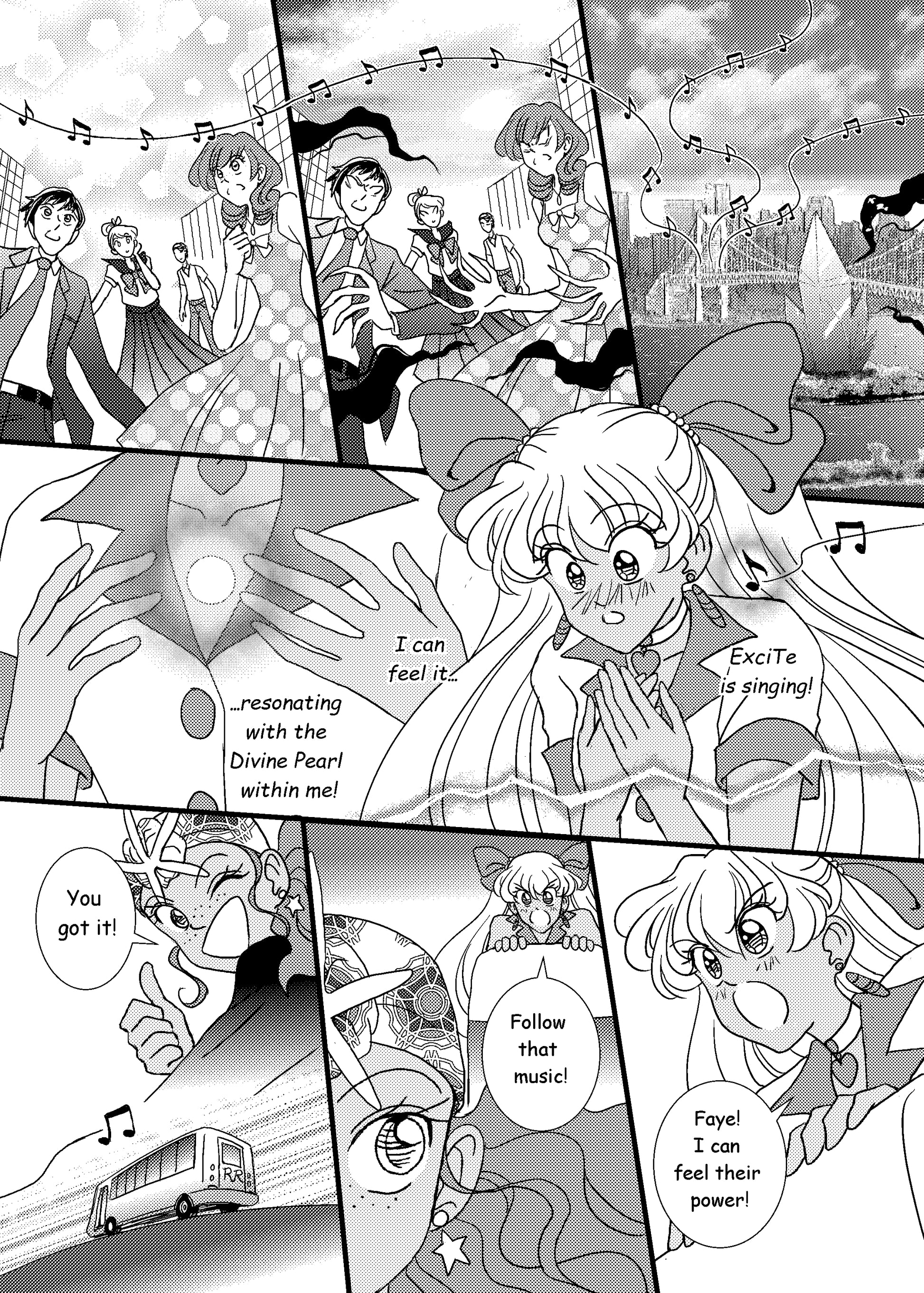 Music from the Rainbow Bridge starts to free people from the evil influence of the Shadows in hit shoujo manga series Love or Duty