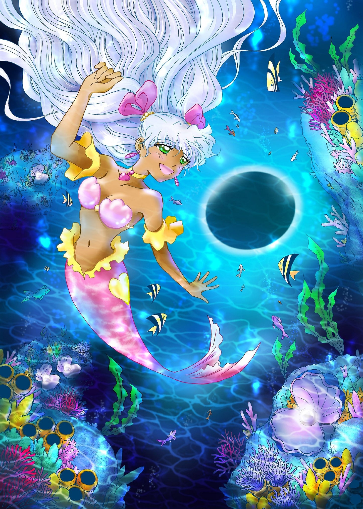 Undersea Eclipse Print