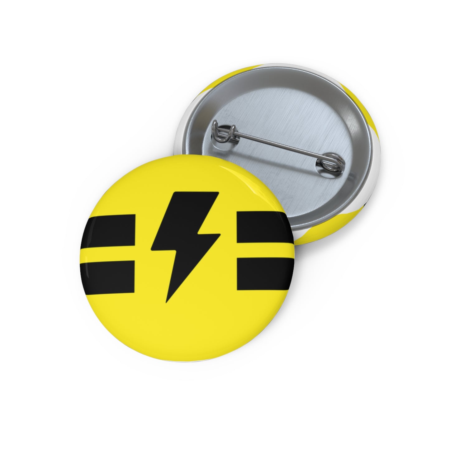 Young Lightning Pin Button