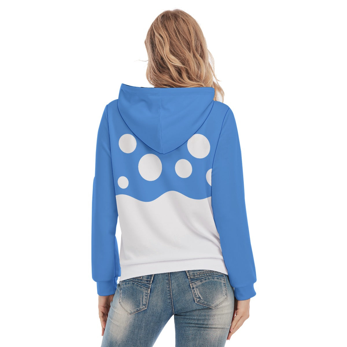 Azu-Bubble Women's Slim Pullover Hoodie