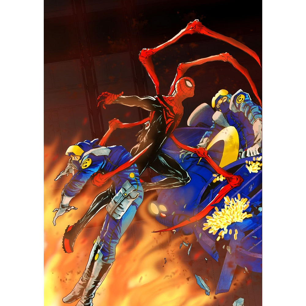 Superior Spiderman's Fiery Feat - Art Print