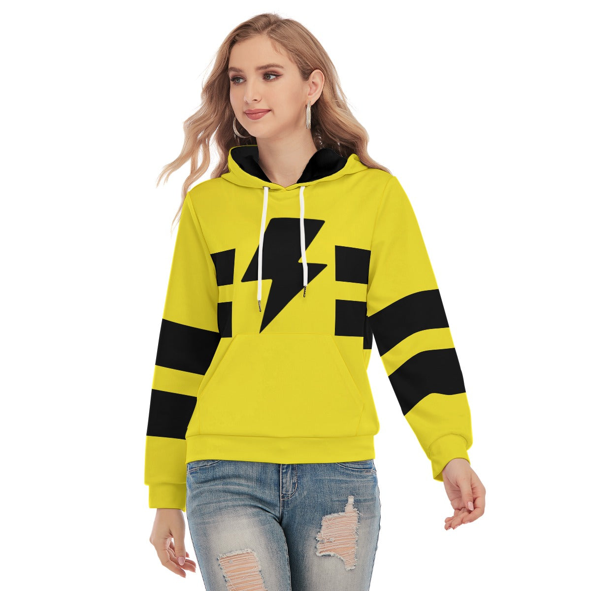 Young Lightning Women's Slim Pullover Hoodie