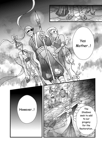 The Shadow Triad appears before Lady Sin in hit shoujo manga series Love or Duty