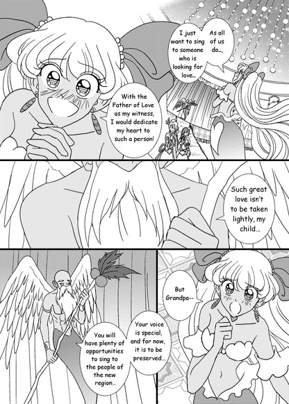 Namiko makes a solemn vow in front of God and her grandfather in hit shoujo manga series Love or Duty